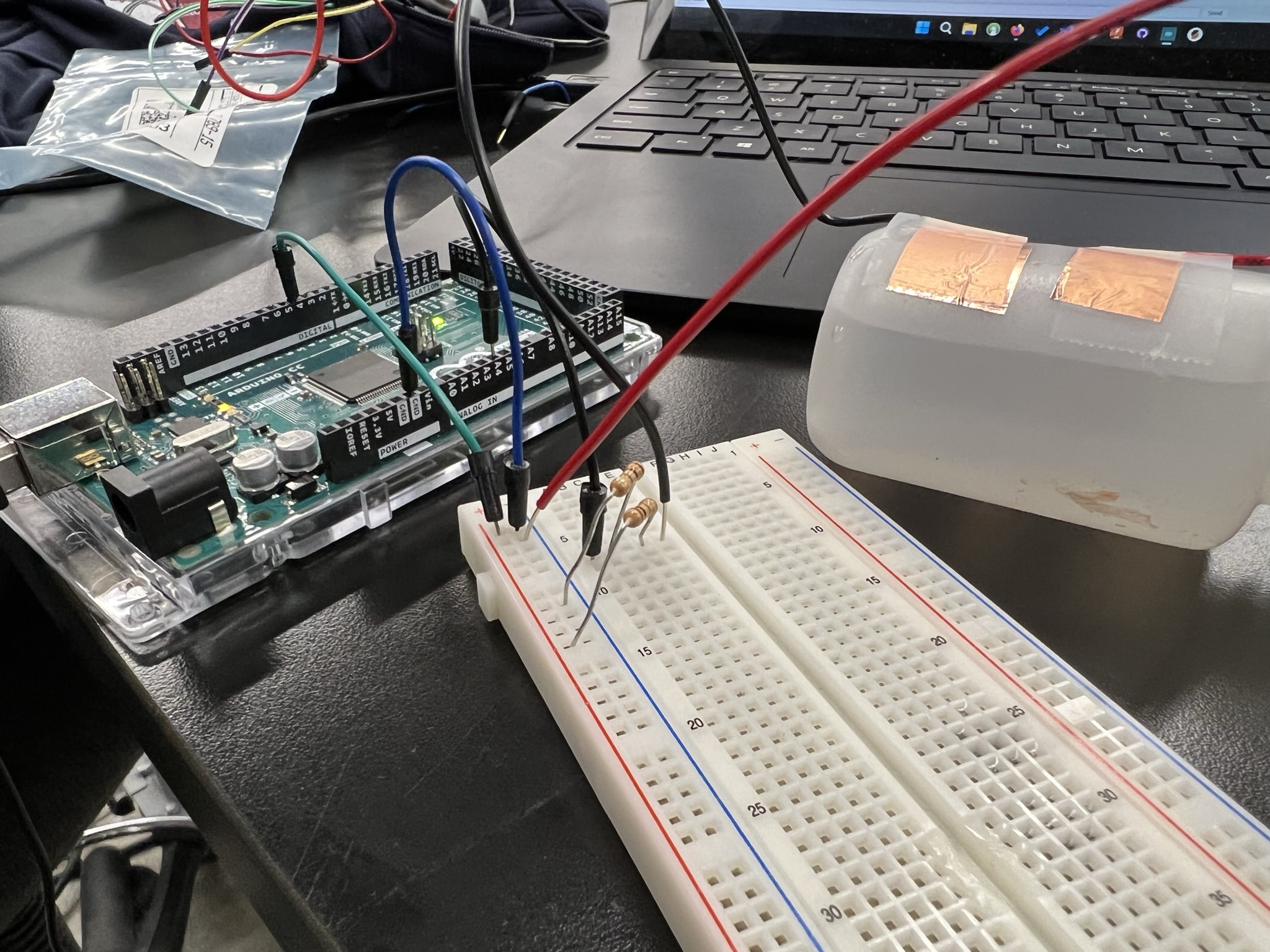 Capacitor Circuit Side View
